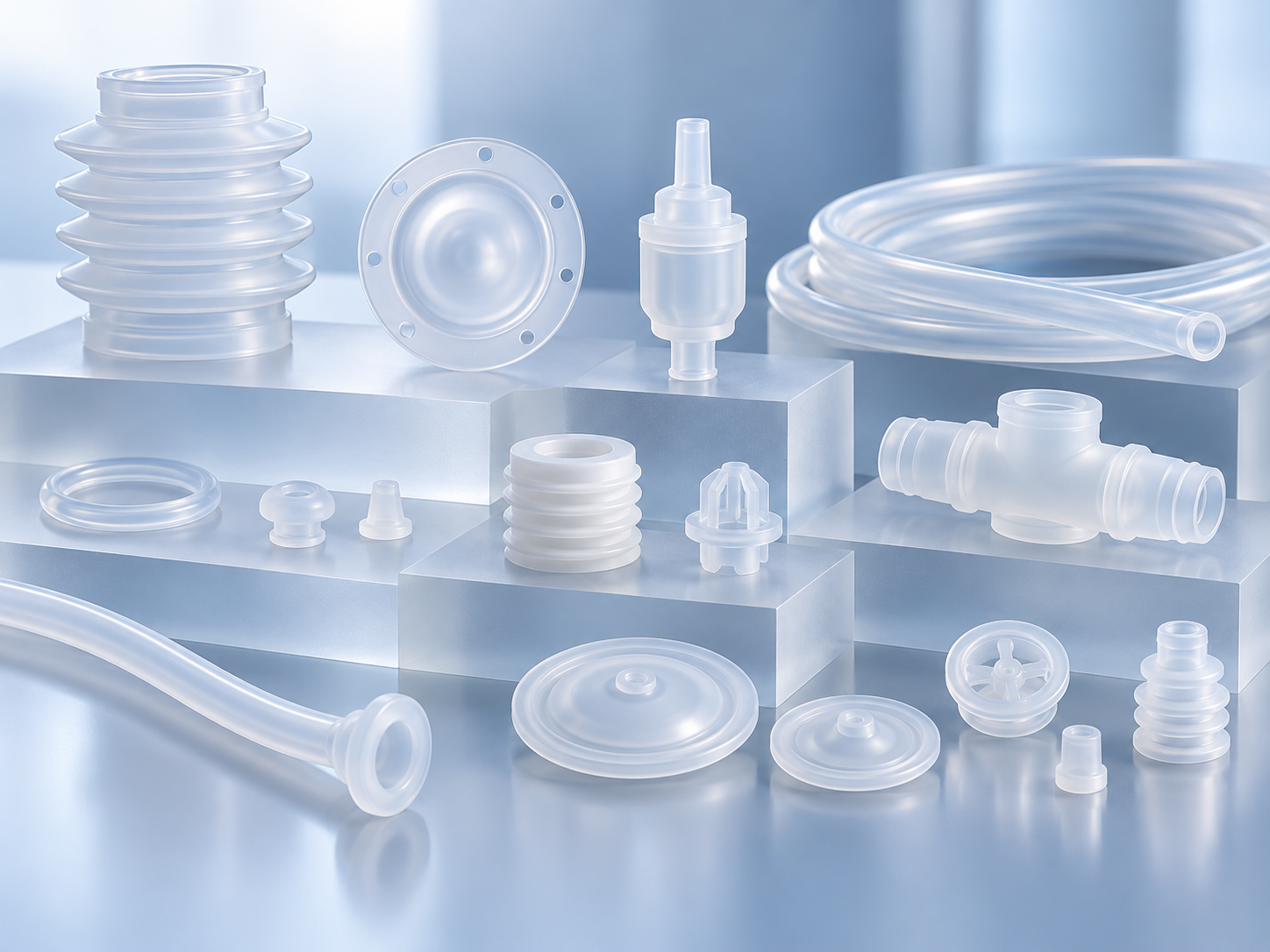 Medical components concept image